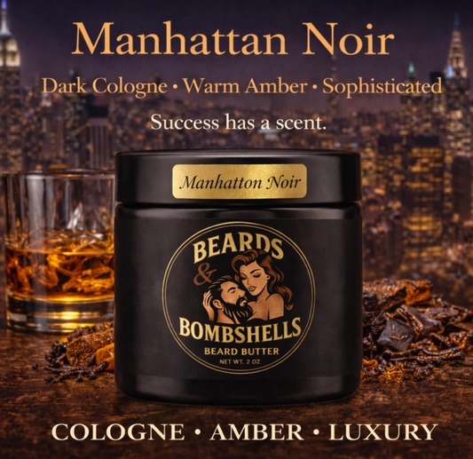 Beards &amp; Bombshells Hydrating Beard Butter (Scent - Manhattan Noir)
