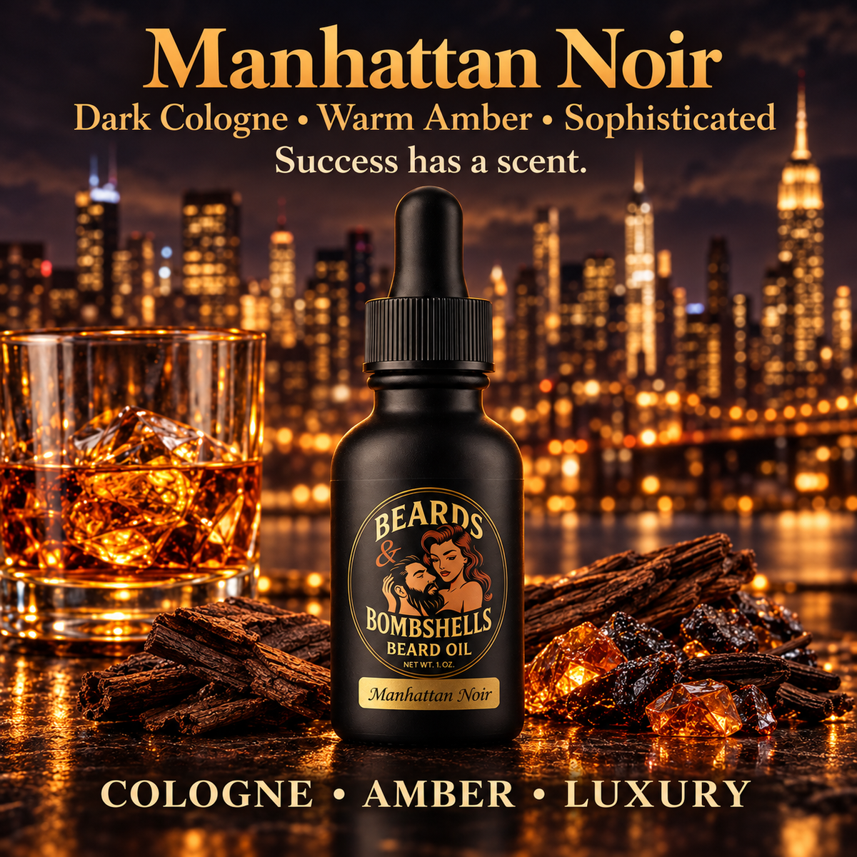 Soothing Beard Oil – Manhattan Noir