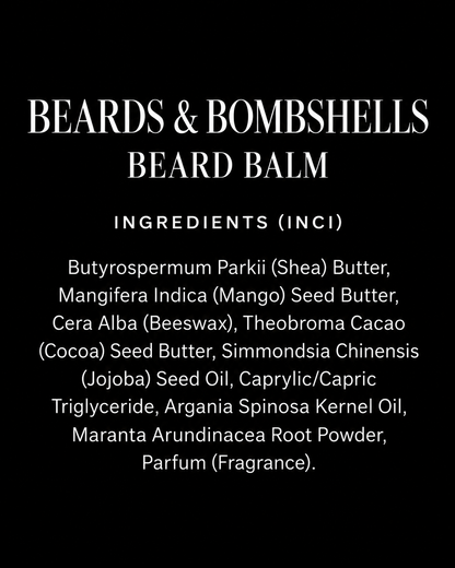 Beards & Bombshells Hydrating Beard Balm (Scent -Manhattan Noir)