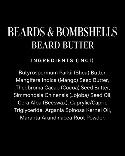 Beards & Bombshells Hydrating Beard Butter (Scent - Manhattan Noir)