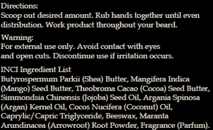 Hydrating Beard Butter – Clean Barbershop